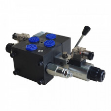Гидрораспределитель секционный DCV58-S-1OT-24V (50 l/min, электромагнитное + ручное управление)