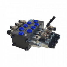 Гидрораспределитель секционный DCV58-S-3OT-24V (50 l/min, электромагнитное + ручное управление)